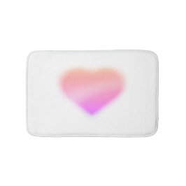 roze hart badmat
