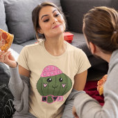 Roze Hart Beanie Cactus Love T-shirt