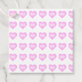 Roze Hart Bedankjes Labels