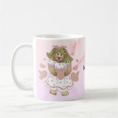 roze hart Betsy Bear mok (Links)