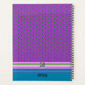  Roze Hart Bloemen  Naam Planner (Achterkant)