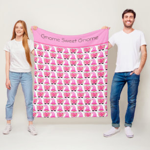 Roze Hart Bosnimfen Houden van Valentijnsdag Fleece Deken