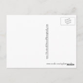 Roze hart briefkaart (Achterkant)