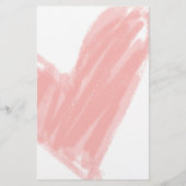 Roze hart briefpapier (Voorkant)