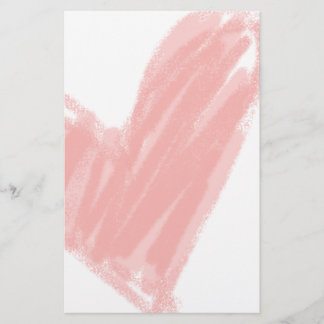 Roze hart briefpapier