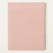 Roze Hart Bril Citaat Planner (Achterkant)