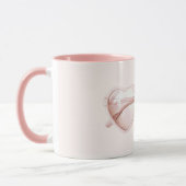 Roze Hart Bril Liefde Mok (Links)