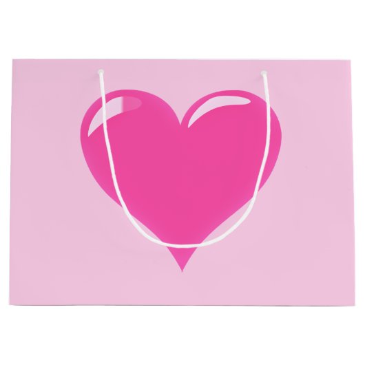 Roze Hart Cadeautas (Voorkant)