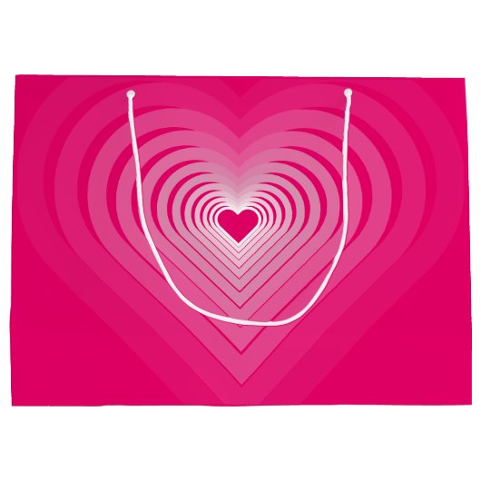 Roze Hart Cadeautas (Achterkant)