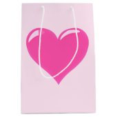 Roze Hart Cadeautas - Aanpasbaar (Voorkant)