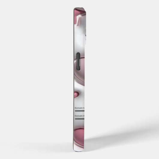 Roze hart Case-Mate iPhone case (Achterkant / Rechts)