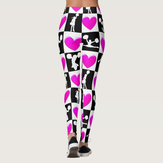  ROZE HART CHEERLEADING LEGGINGS (Achterkant)