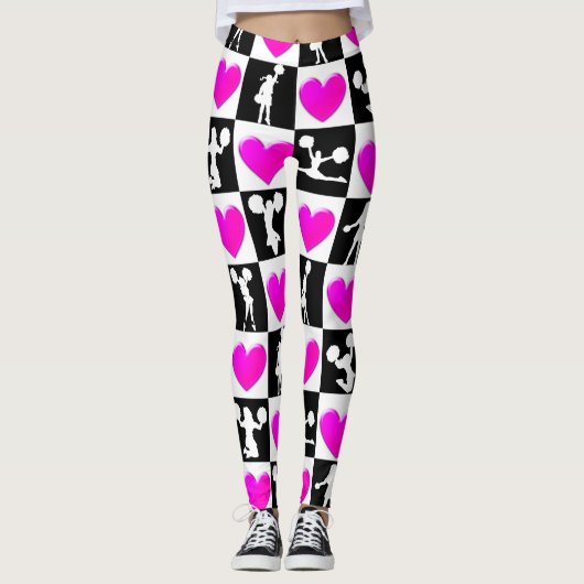  ROZE HART CHEERLEADING LEGGINGS (Voorkant)