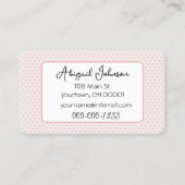 Roze Hart Collectie Visitekaartje (Voorkant)