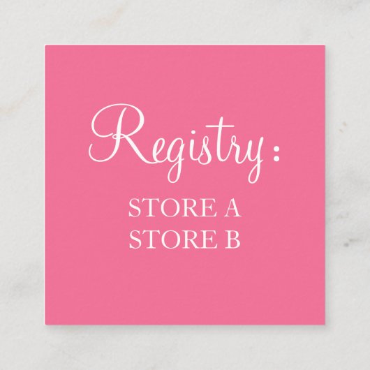 Roze Hart Cupcake Bruids Baby shower Bruiloft Informatiekaartje (Achterkant)