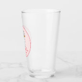 Roze Hart Cupcake Bruiloft Baby Shower Favoriet Glas (Links)