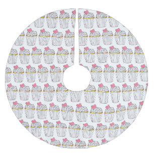 Roze Hart Cupcake Bruiloft Baby Shower Feest Kerstboom Rok