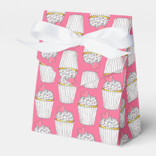 Roze Hart Cupcake Strooisel Dessert Liefde Bedankdoosjes