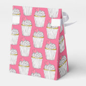 Roze Hart Cupcake Strooisel Dessert Liefde Bedankdoosjes (Achterkant)