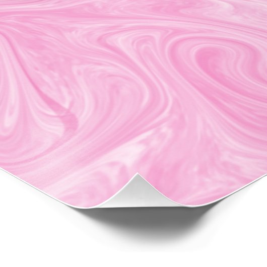 Roze Hart  Custom Perfect Poster (Hoek)