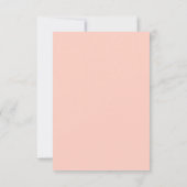 Roze Hart Dank Je Bedankkaart (Achterkant)