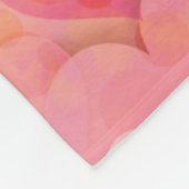 Roze Hart Dromen Fleece Deken (Hoek)