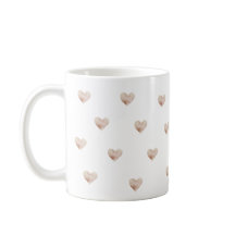 Roze Hart Eenvoudige Koffiemok