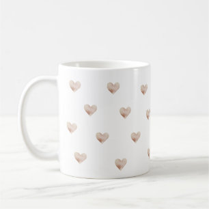 Roze Hart Eenvoudige Koffiemok