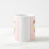 Roze hart en gouden hart voor beste moeder ooit koffiemok (Center)