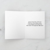 Roze Hart en Kikkers Sprong Jaar Verjaardag Kaart (Binnen)