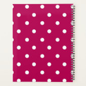 Roze Hart en Polka Dots Homeschool Moeder Planner (Achterkant)