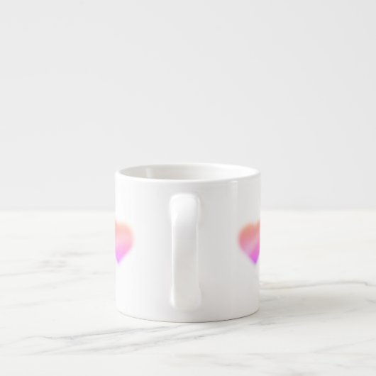 roze hart espresso kop (Achterkant)
