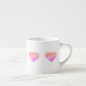 roze hart espresso kop (Rechts)