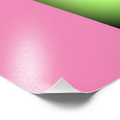 roze hart foto afdruk (Hoek)