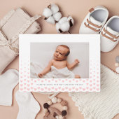 Roze Hart Gradient valentijn Foto Feestdagenkaart