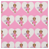 Roze Hart Grappig moederdag Donald Trump Stof (Swatch)