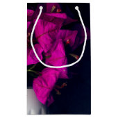 "Roze hart in het zwart" Klein Cadeauzakje (Achterkant)