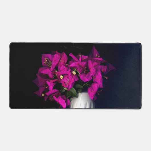 Roze hart in zwart bureaumat (Voorkant)