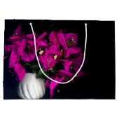 "Roze hart in zwart" Groot Cadeauzakje (Achterkant)