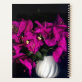 Roze hart in zwart planner (Achterkant)