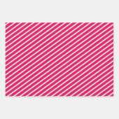 Roze Hart Inpakpapier Set | Mooie Cadeaupapier Pat (Voorkant 3)