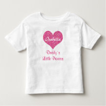 Roze Hart Kleine Prinses Gepersonaliseerde Baby Na
