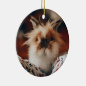 Roze Hart Konijnenpoten Nooit vergeten Memorial Keramisch Ornament (Rechts)