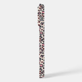 Roze Hart Leopard Print iPhone Case Hoesje (Linkerkant)