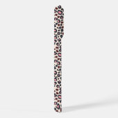 Roze Hart Leopard Print iPhone Case Hoesje (Rechterkant)