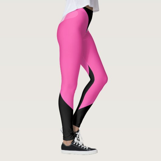Roze hart - Liefde Leggings (Rechts)
