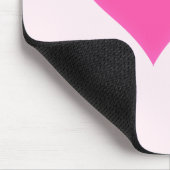Roze hart - Liefde Muismat (Hoek)