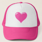 Roze hart - Liefde Trucker Pet (Voorkant)