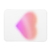 roze hart magneet (Horizontaal)