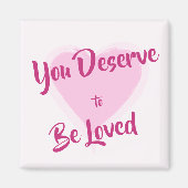 Roze hart magneet (Voorkant)